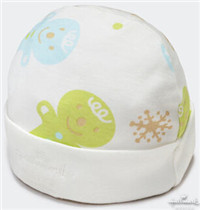 婴儿秋冬双面布新生儿胎帽宝宝帽子